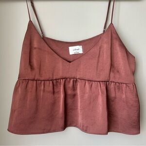 Wilfred Silk Brown Camisole